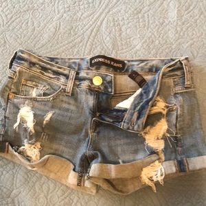 Express shorties size 0
